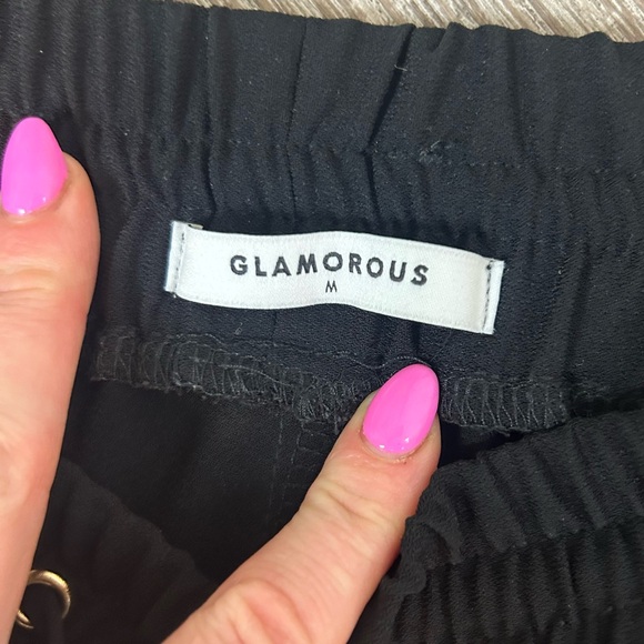 Gold Detail Dressy Jogger Pants - Picture 5 of 5